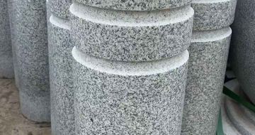 湘潭 芝麻白花岗岩挡车柱、隔离柱多少钱