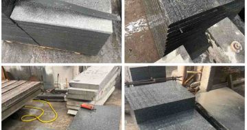 湘潭 芝麻黑地铺石材