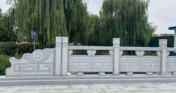 湘潭 芝麻灰桥栏杆、河道栏杆安装效果