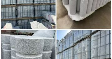 湘潭 芝麻白花岗岩挡车柱、隔离柱多少钱