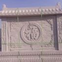 湘潭 芝麻白花岗岩屏风，照壁，影壁