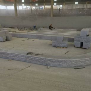 湘潭 芝麻白整石坐凳（光面+自然面）