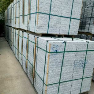 湘潭 大花芙蓉白火烧成品，市政园林广场地铺石