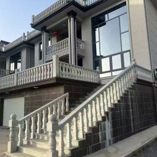 湘潭 芝麻白别墅阳台栏杆，楼梯栏杆