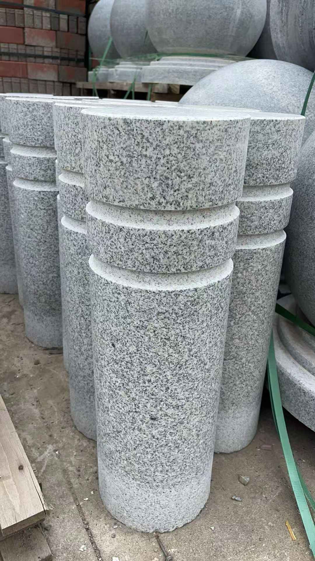 湘潭 芝麻白花岗岩挡车柱、隔离柱多少钱