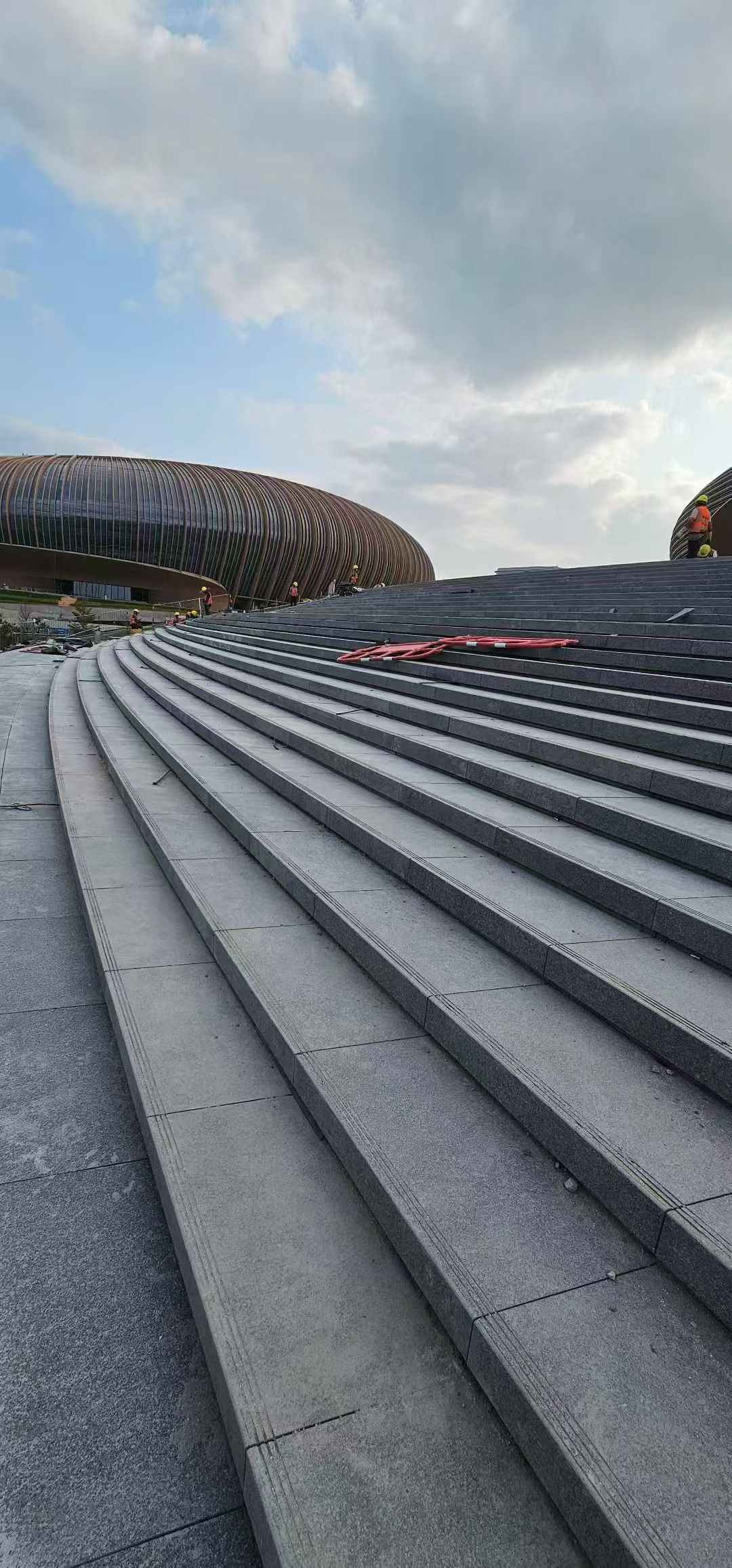 湘潭 弧形整石台阶铺装效果图