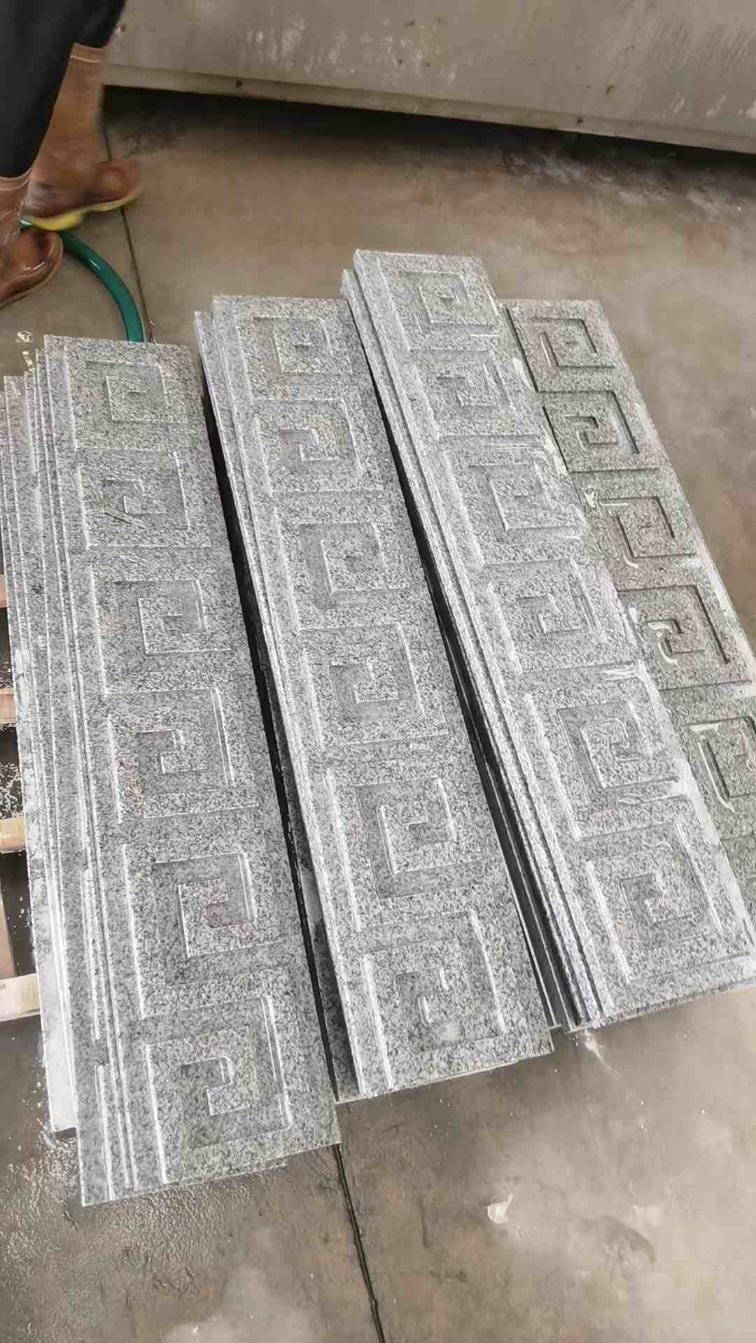 湘潭 别墅回纹线条，雕刻
