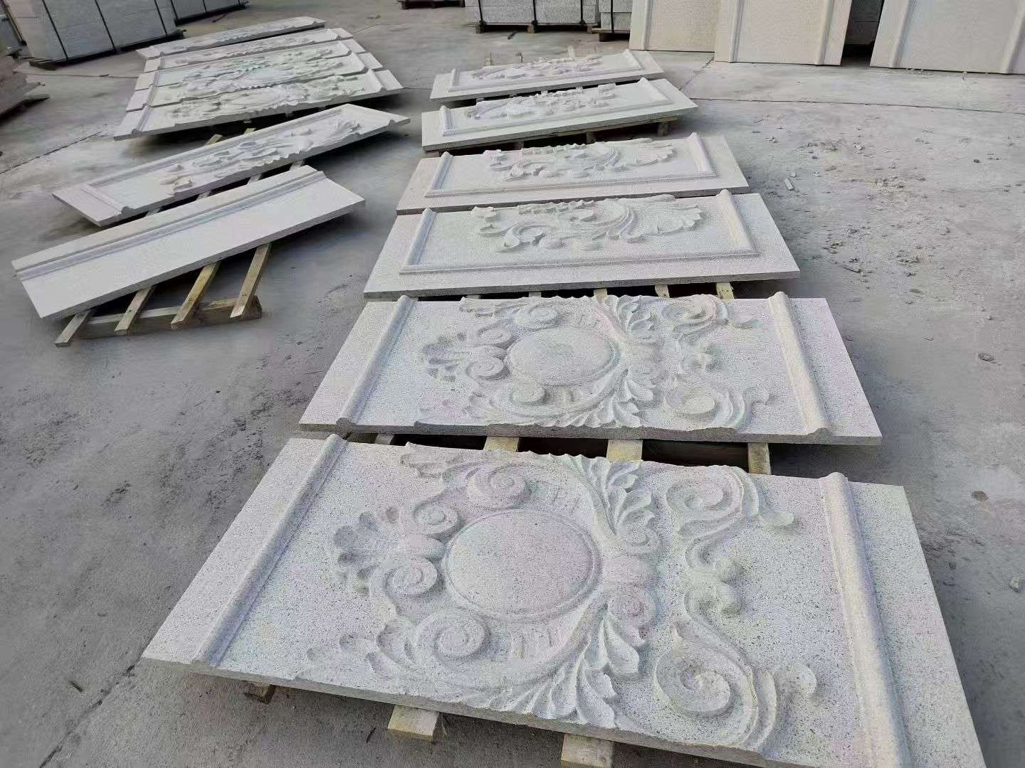 湘潭 芝麻白干挂雕花板