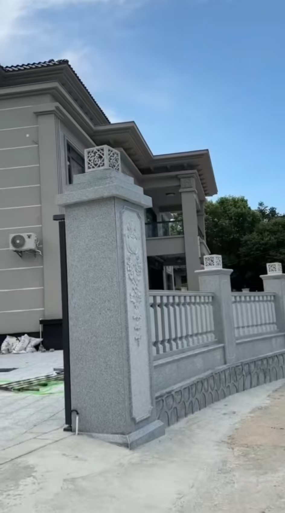 湘潭 芝麻白别墅围墙栏杆，私人订制