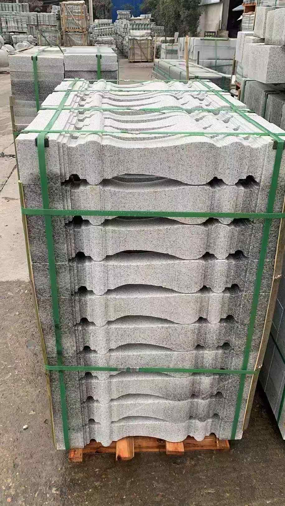 湘潭 芝麻白方形拉丝面，栏杆花瓶柱